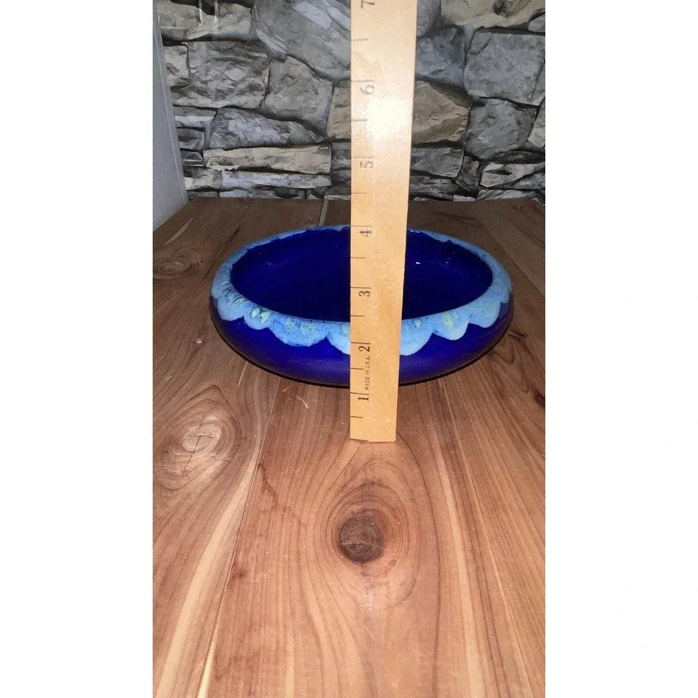 Vintage Takito Japan Drip Glaze Pottery Bowl